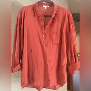 Sundry rust colored pull over, size 3